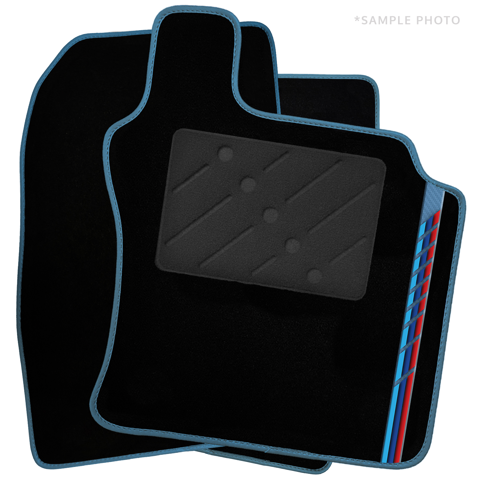 BMW 3 Series Car Mats M Sport Coupe E92 2006 - 2013 Black With Logo [v1