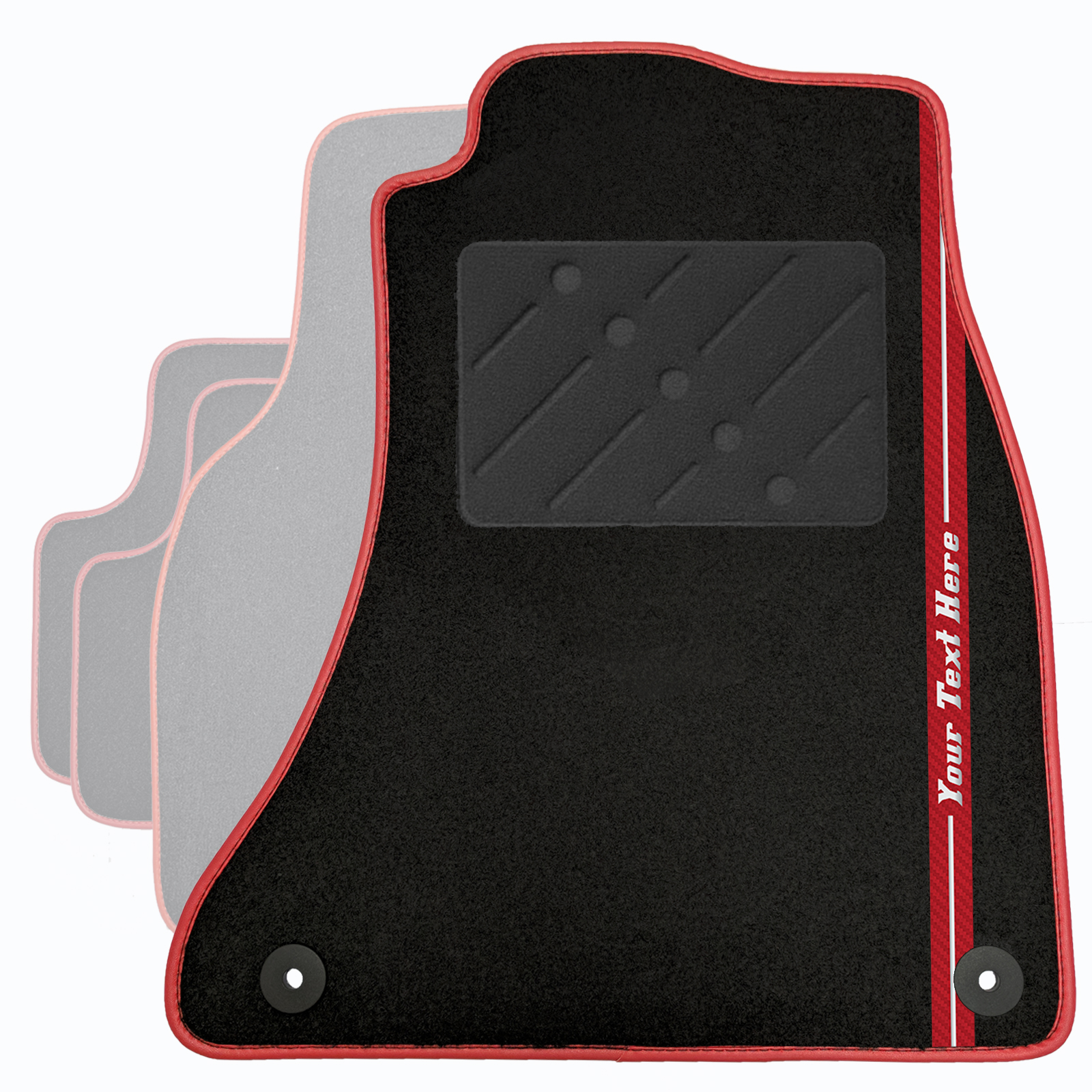 TO FIT FORD Transit Connect Van [Drer Fixing] (13+) Car Mats + Custom ...